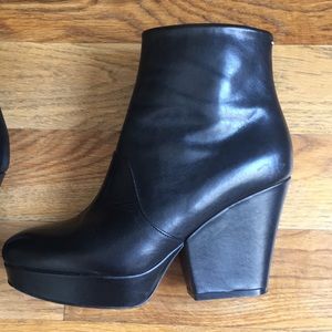 Maison Martin Margiela Size 37.5 Blck Leather Boot
